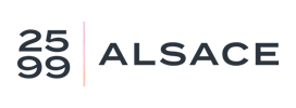 A graphic with the number 2599 and the word Alsace.