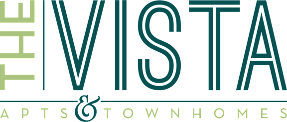 the vista apartments and townhomes logo