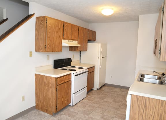 in unit kitchen