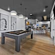 A gym with treadmills, exercise bikes, and weight machines. at Litchford 315 Apartments, Raleigh, NC, 27615