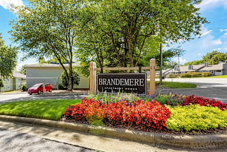 Entry Signage at Brandemere Apartment Homes, Winston Salem, NC, 27106