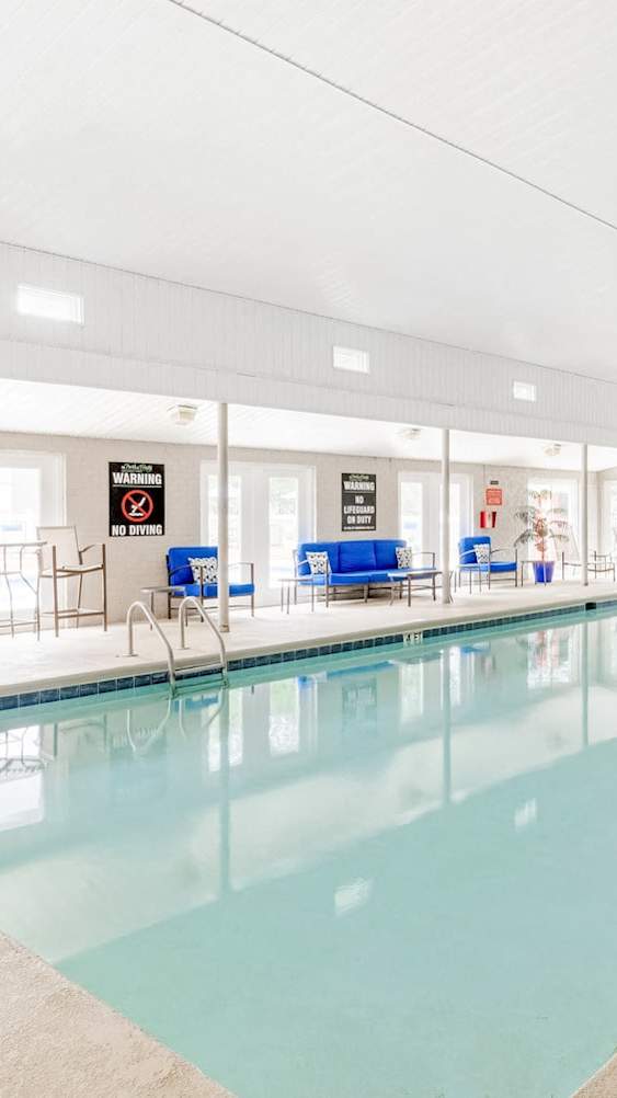 Indoor Pool at The Parke at Trinity Apartment Homes, North Carolina