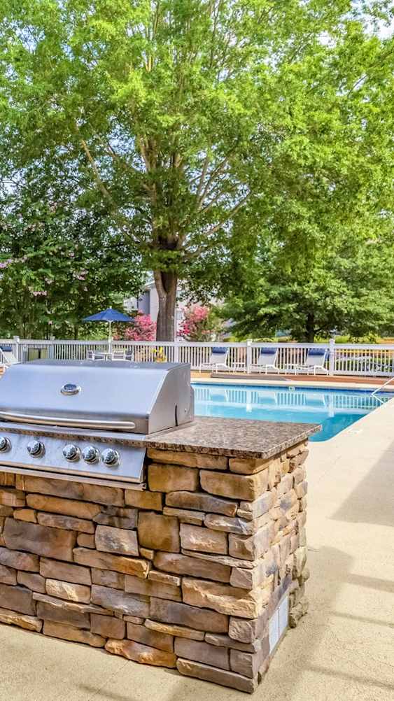 Grill Stations at The Parke at Trinity Apartment Homes, Raleigh, NC