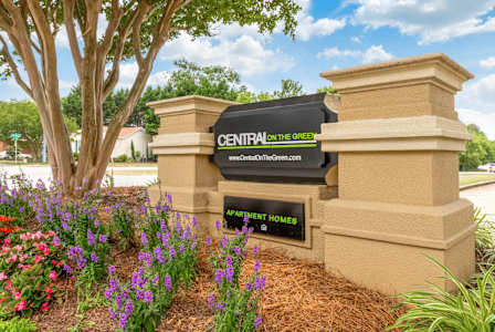 Welcoming Signage at Central on the Green Apartment Homes, Raleigh, 27604
