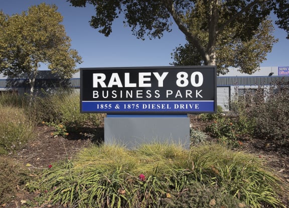 Raley 80 Business Park Monument Sign