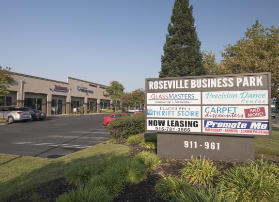 Roseville Business Park Directory Sign