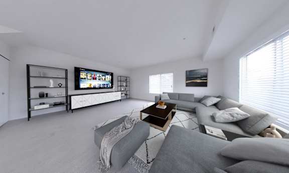 Spacious living room