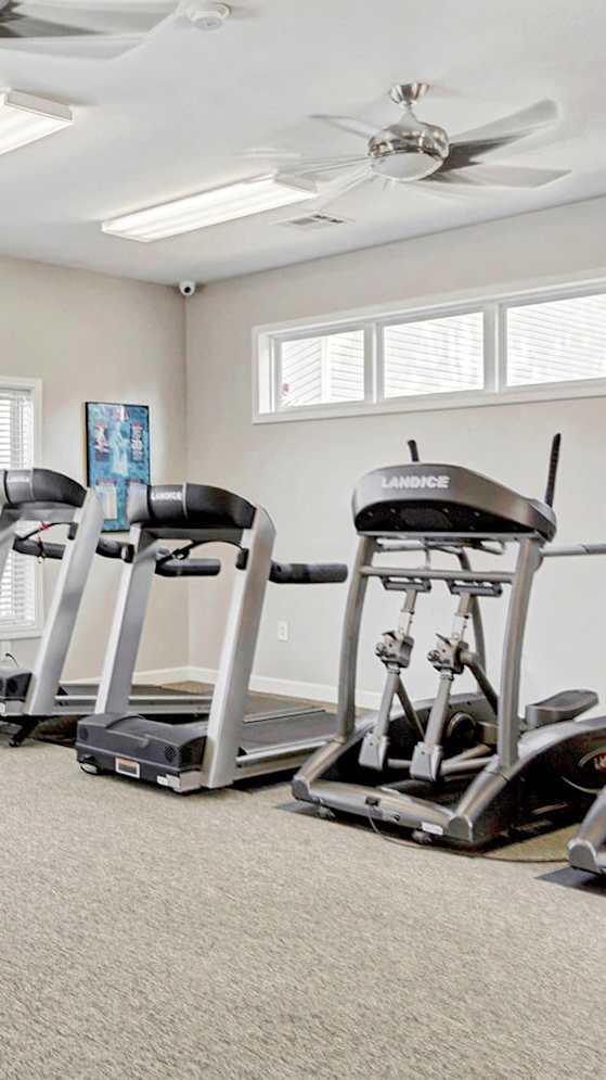 Gym at Patriot Point Apartment Homes, North Carolina
