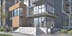a rendering of a building with people walking up the steps