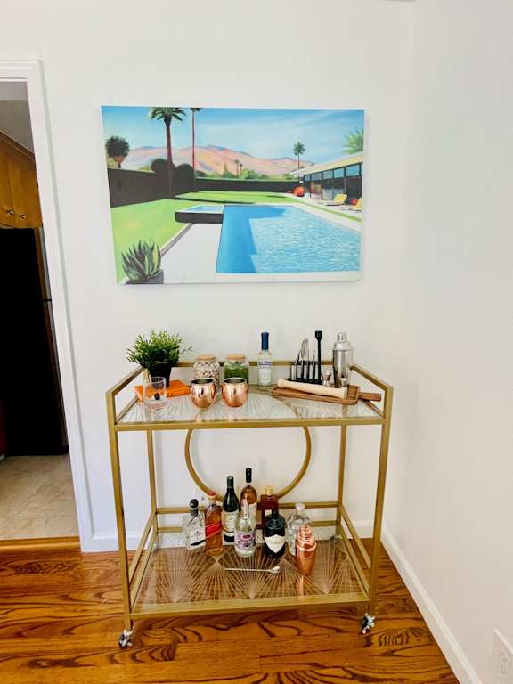 Staged apartment interior