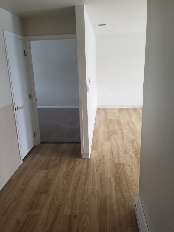 Image of door opening to bedroom