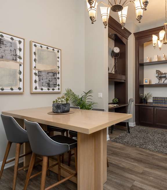 Coworking area at Sierra at Otay Ranch Apartments in Chula Vista CA
