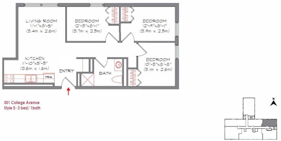 a floor plan of a house