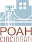 A graphic with a city skyline and the words "Poah Cincinnati" in the foreground.