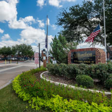 Property Entrance at Williamsburg Apartments, Grand Prairie