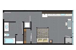 the floor plan of the hill