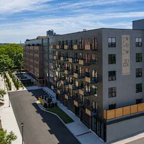 Exterior of Building at Twenty Fair Apartments, New Haven