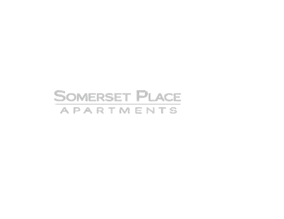 a bedroom with a large white bed and a closet  at Somerset Place Apartments, Chicago, IL, 60640