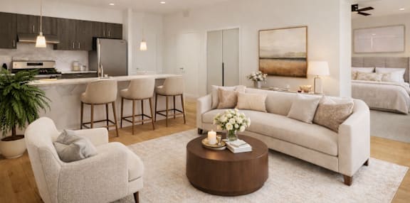 Elegant Living Room at Hearthstone Lodge Senior Residences, Auburn, California
