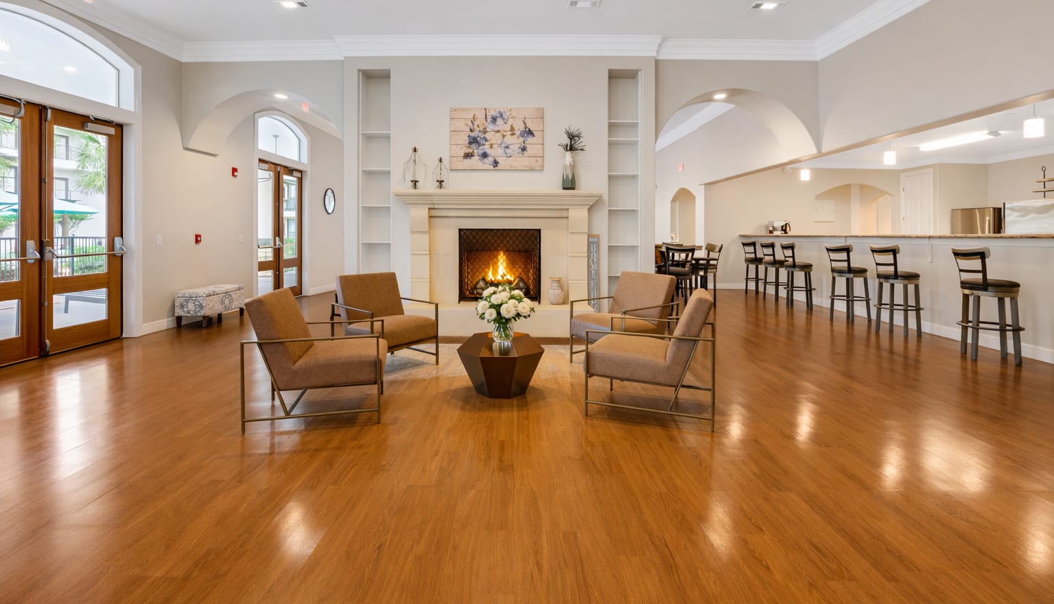 Lobby at Villas of Park Grove (8 of 8)