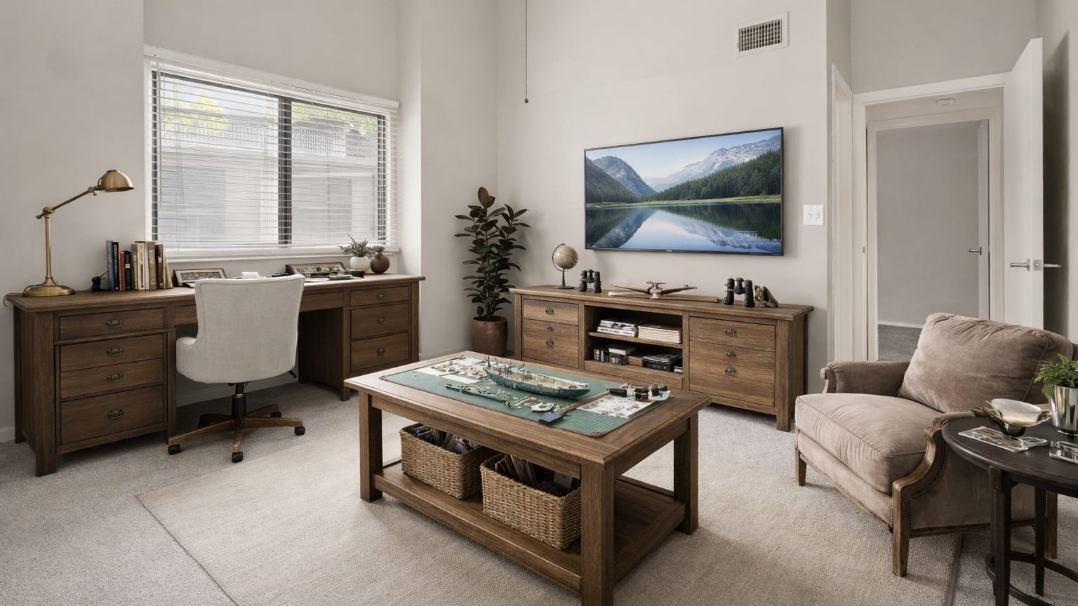 Work space at Foothills Park