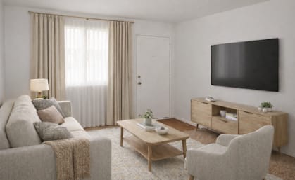 Living Room at Village Grove