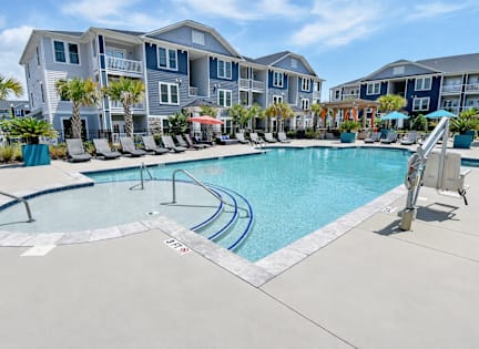 Clear blue pool at HAVEN POINTE AT CAROLINA FOREST APARTMENTS, Myrtle Beach