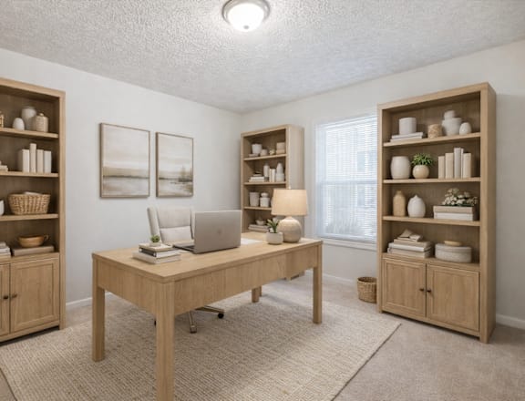Modern Home office at Emerald Pointe, Riverdale