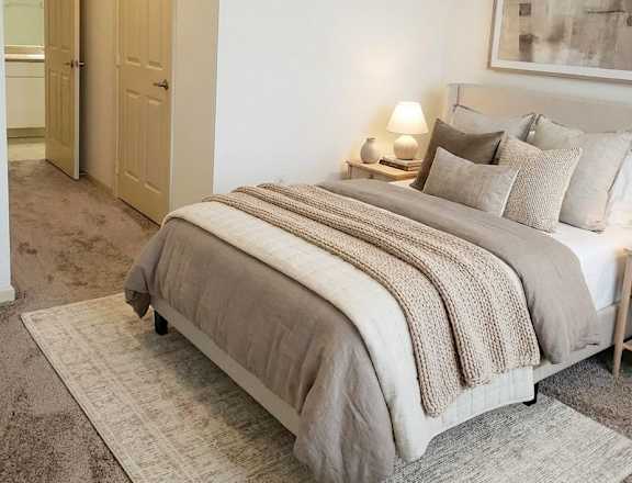 Master Bedroom at Linden Ridge Apartments, Stone Mountain, 30083