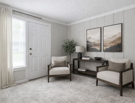 Main Living Room at Linden Ridge Apartments, Stone Mountain