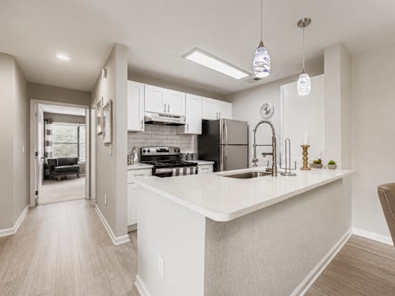 Fully Equipped Kitchen In Clubhouse at The Baxly, Georgia , 31401