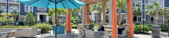 Poolside patio at HAVEN POINTE AT CAROLINA FOREST APARTMENTS, Myrtle Beach,29579