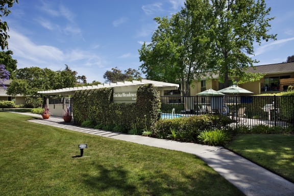 Walking Trail at Encina Meadows Apartments, Goleta, CA