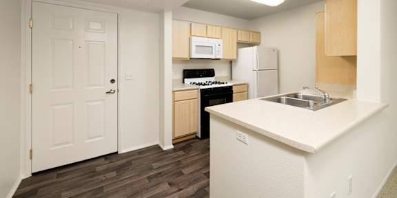 Kitchen Unit at 55+ FountainGlen Stevenson Ranch Apartments, Stevenson Ranch