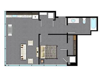 the floor plan of the hill