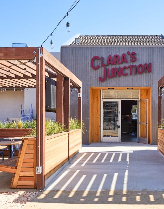 Clara's Junction Entranceat AVE Santa Clara, California, 95054
