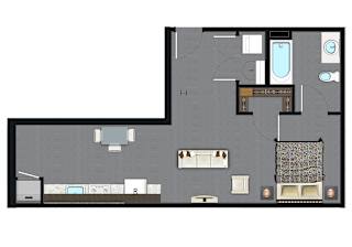 a floor plan of the hill