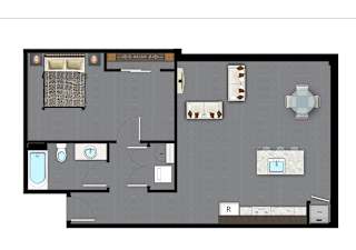 the hut | off grid cabin floor plan