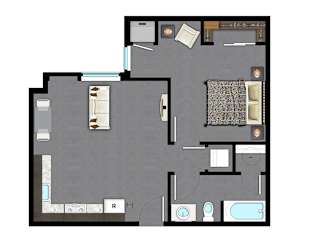 the floor plan of the hill
