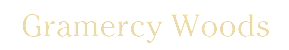A black background with the words "Gramercy Woods" written in white.