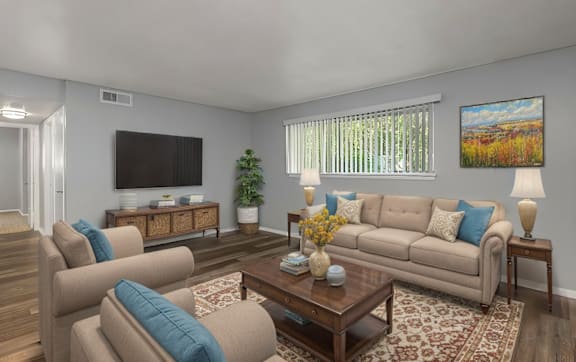 Kitchen with white appliances at Lifestyle at Shreveport Apartments, Shreveport, LA