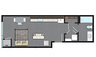 the millennia 2 bedroom floor plan