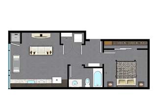 the millennia 2 bedroom floor plan