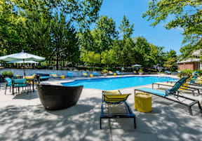Pool And Sundecks at Lakeside on Riverwatch in Martinez, GA 30907