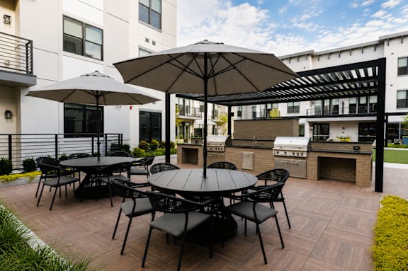 Modern apartment building exterior at The Lawrence, Parsippany
