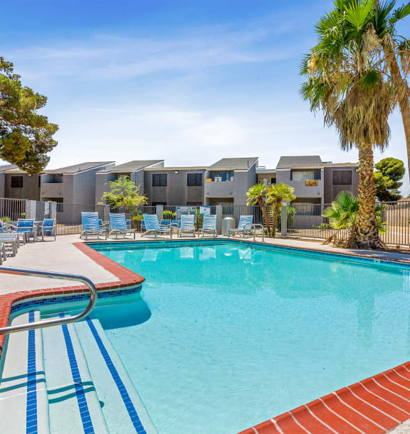 Resort style pool at Accent on Sahara