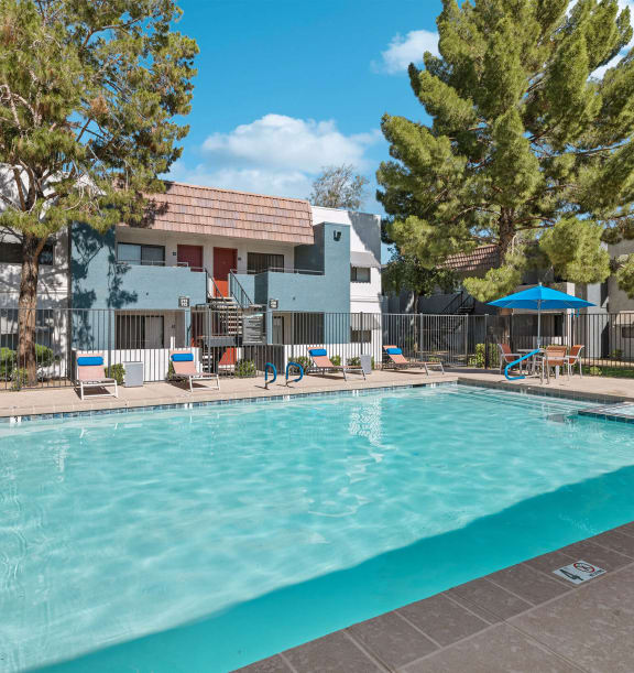 Resort-style pool at Chandler Ridge