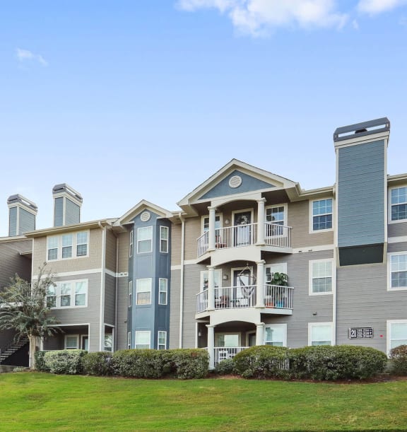 Apartment building exterior