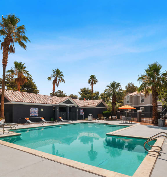 Resort-style pool and sundeck