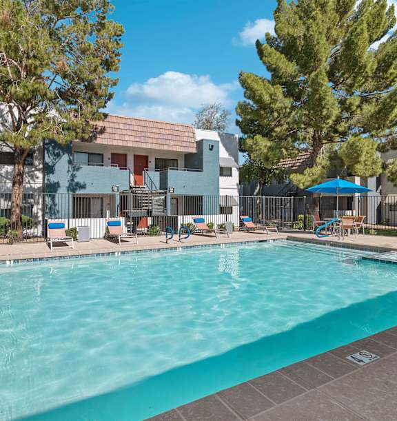 Resort-style pool at Chandler Ridge